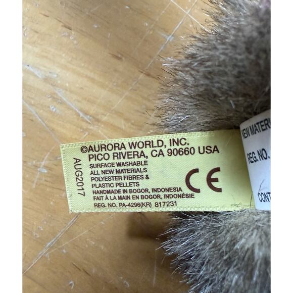 NWT Miyoni by Aurora Hedgehog Plush Stuffed Animal Toy 6" Small Goblincore - Picture 3 of 5